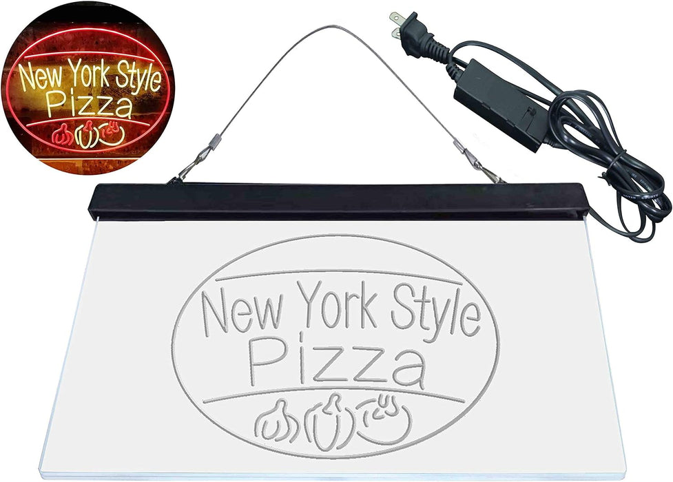 New York Style Pizza LED Light Sign - Way Up Gifts