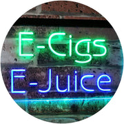 Vape Shop E-Cigs E-Juice LED Light Sign - LED Gift Works