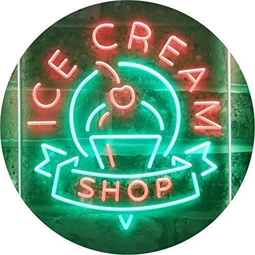 Ice Cream Shop LED Light Sign - LED Gift Works