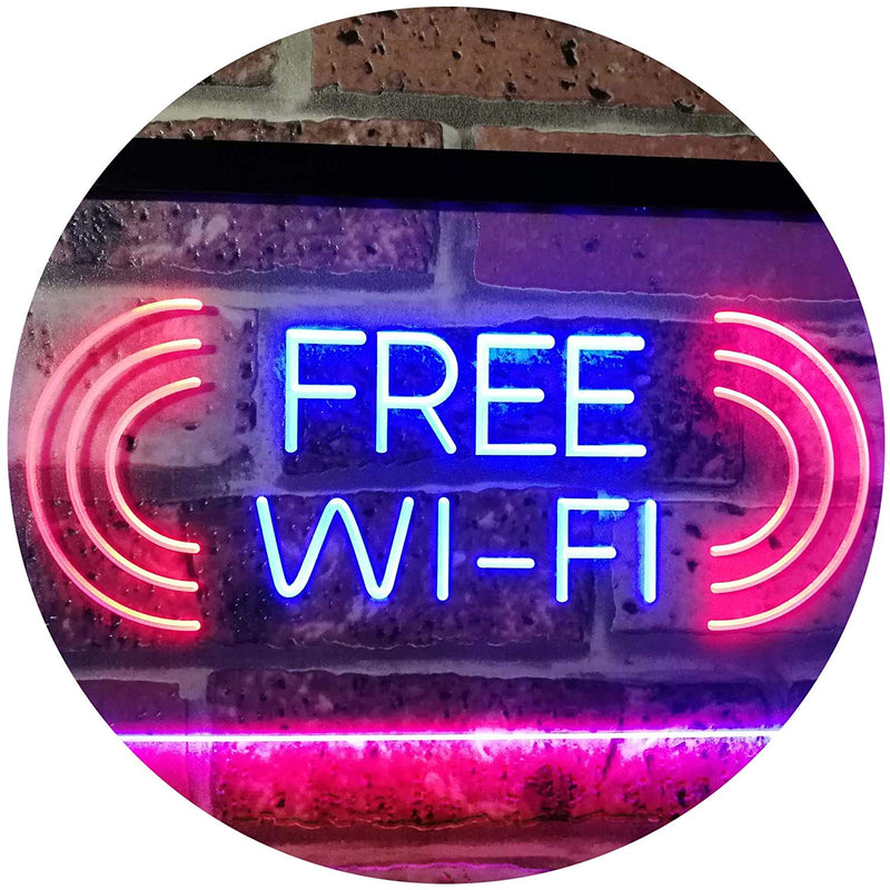 Internet Free Wi-Fi LED Light Sign - LED Gift Works