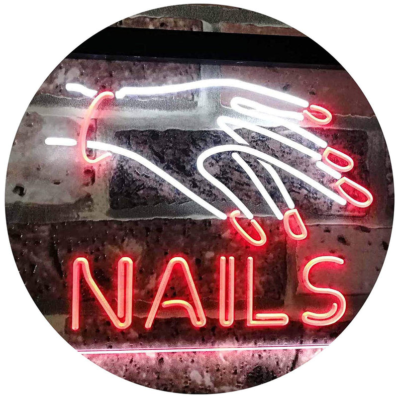 Salon Nails LED Light Sign - LED Gift Works