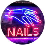 Salon Nails LED Light Sign - LED Gift Works