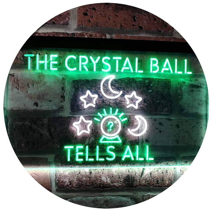 Psychic Fortune Teller Crystal Ball LED Light Sign - Way Up Gifts