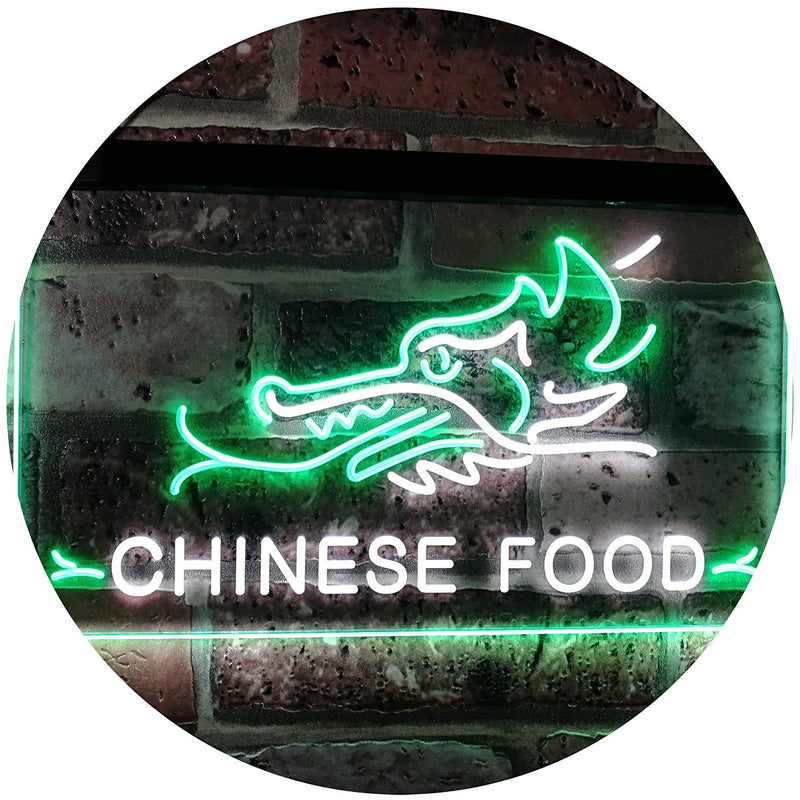 Restaurant Dragon Chinese Food LED Light Sign - LED Gift Works