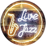 Music Live Jazz LED Light Sign - LED Gift Works