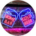 Home Bar Cold Beer Cheers LED Light Sign - Way Up Gifts