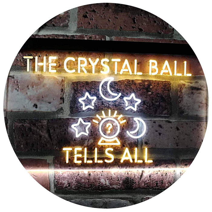 Psychic Fortune Teller Crystal Ball LED Light Sign - Way Up Gifts
