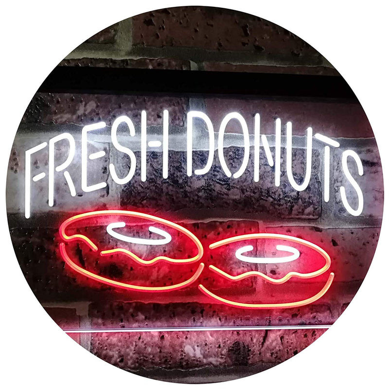 Fresh Donuts LED Light Sign - LED Gift Works