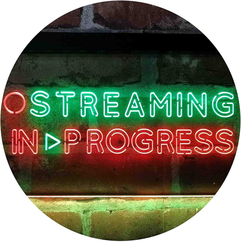 Streaming in Progress Display LED Light Sign - LED Gift Works