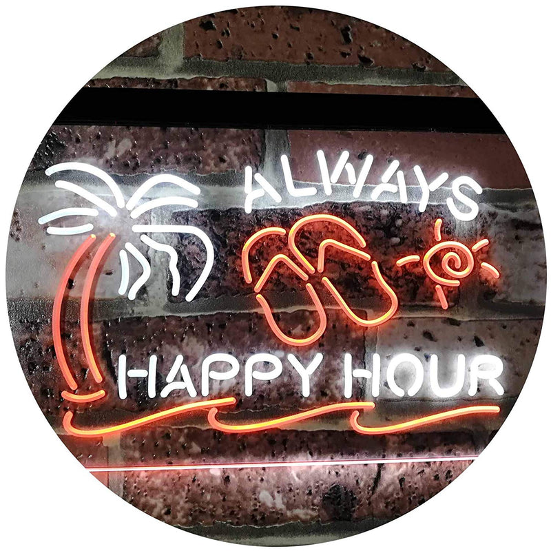 Always Happy Hour LED Light Sign - LED Gift Works