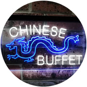 Dragon Chinese Buffet Restaurant LED Light Sign - LED Gift Works