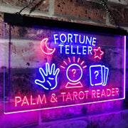 Psychic Fortune Teller Palm Tarot Reader LED Light Sign - LED Gift Works