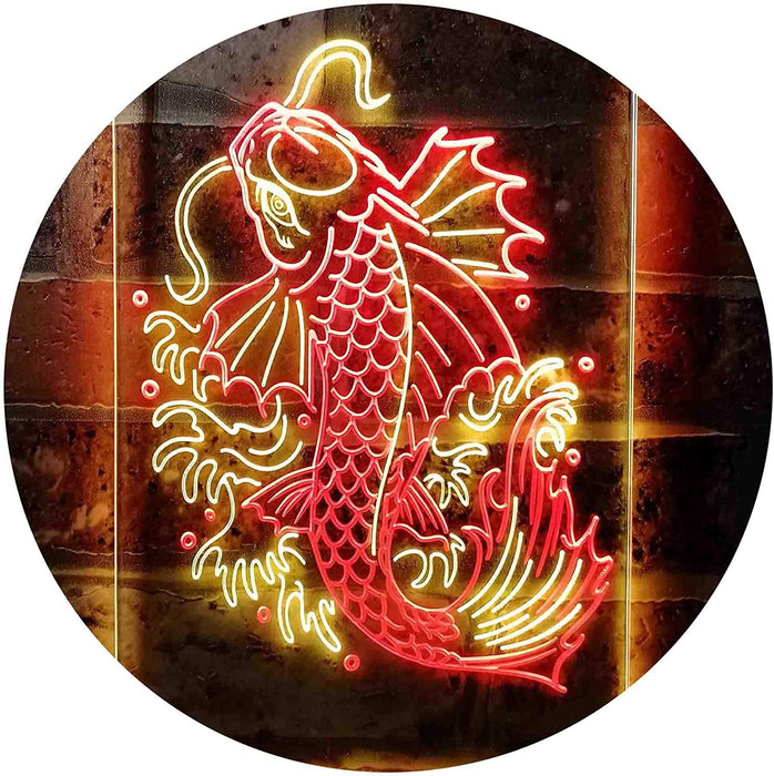 Koi Fish Display LED Light Sign - Way Up Gifts