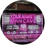 Personalized Beer Mug Cheers Man Cave LED Light Sign - LED Gift Works