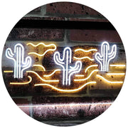 Desert Cactus LED Light Sign - LED Gift Works