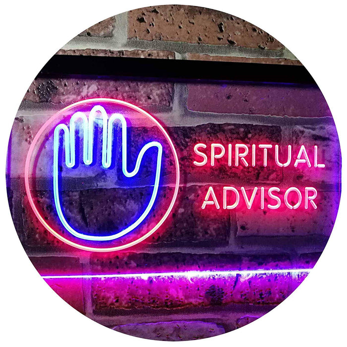 Psychic Spiritual Advisor LED Light Sign - Way Up Gifts