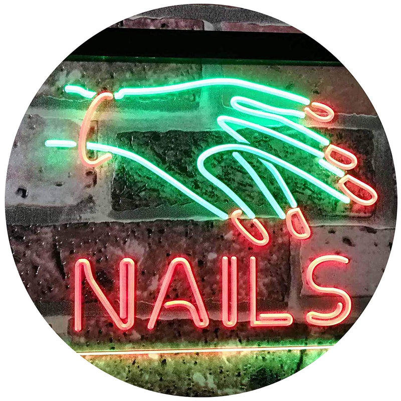 Salon Nails LED Light Sign - LED Gift Works