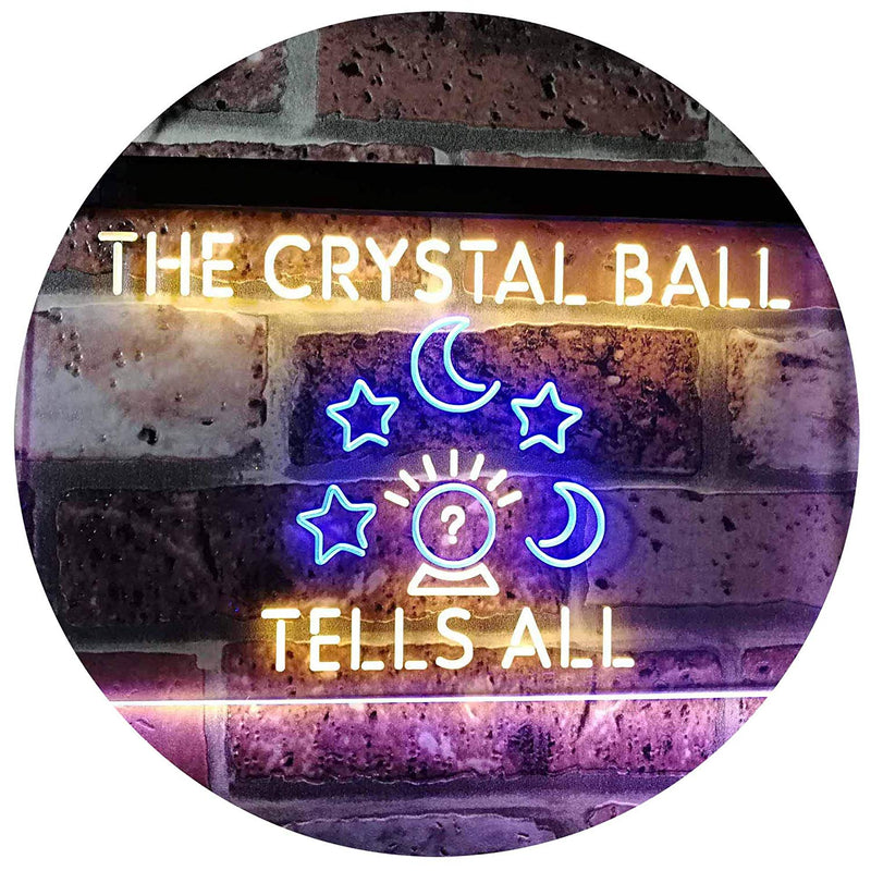 Psychic Fortune Teller Crystal Ball LED Light Sign - LED Gift Works