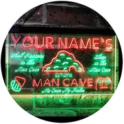 Personalized Man Cave LED Light Sign - LED Gift Works