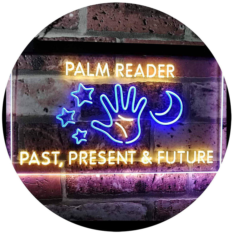 Psychic Fortune Teller Palm Reader LED Light Sign - LED Gift Works