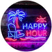 Beach Theme Happy Hour LED Light Sign - Way Up Gifts