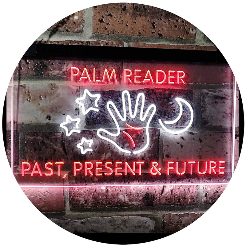 Psychic Fortune Teller Palm Reader LED Light Sign - LED Gift Works