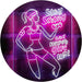 Motivational Quote Women Gym Stay Strong Never Give Up Fitness LED Light Sign - Way Up Gifts