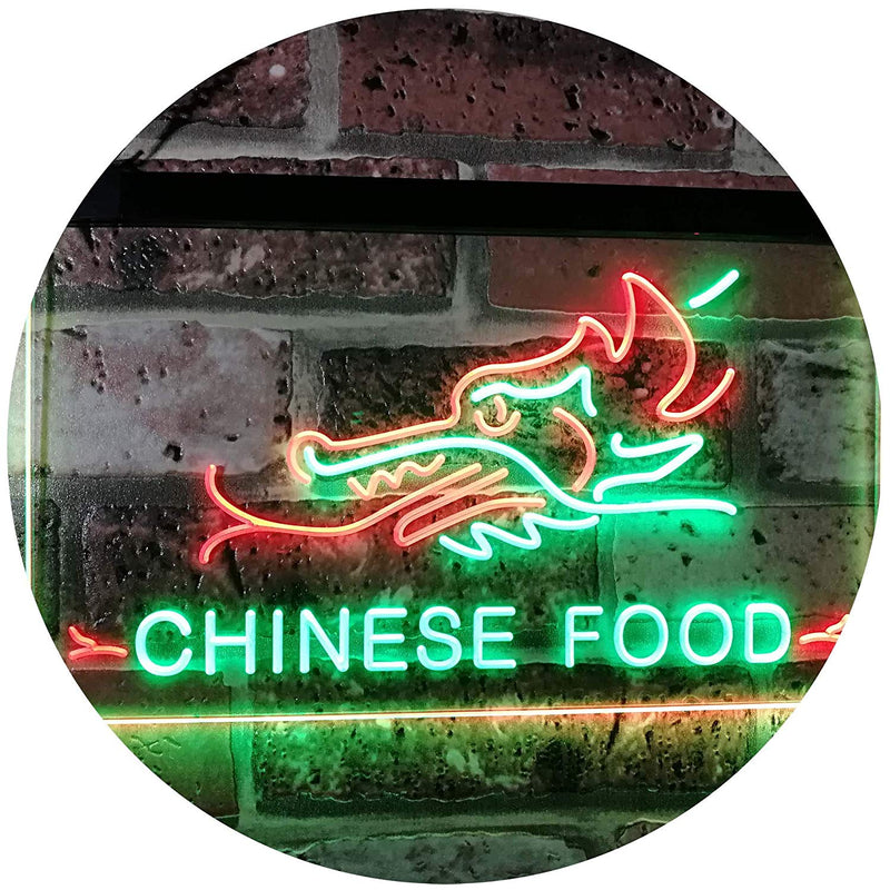 Restaurant Dragon Chinese Food LED Light Sign - LED Gift Works