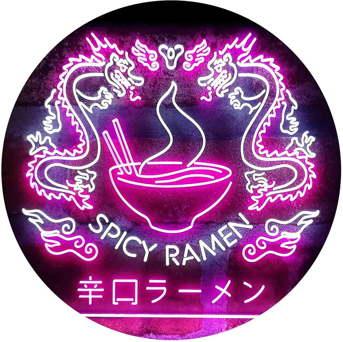 Dragon Spicy Ramen Japanese Food LED Light Sign - Way Up Gifts
