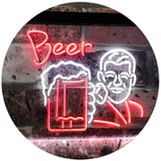 Classic Man Cave Beer LED Light Sign - LED Gift Works
