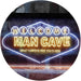 Man Cave Welcome What Happens Here Stays Here LED Light Sign - Way Up Gifts