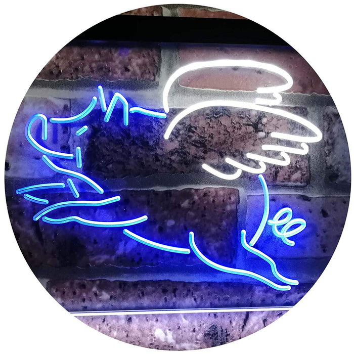 Flying Pig LED Light Sign - Way Up Gifts