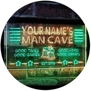 Personalized Beer Mug Cheers Man Cave LED Light Sign - LED Gift Works