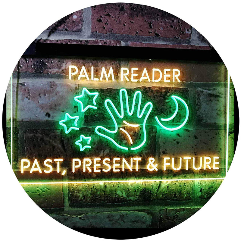 Psychic Fortune Teller Palm Reader LED Light Sign - LED Gift Works