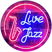 Music Live Jazz LED Light Sign - LED Gift Works