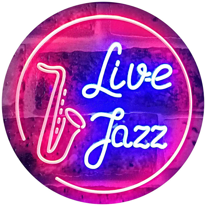 Music Live Jazz LED Light Sign - LED Gift Works