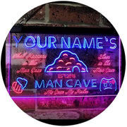 Personalized Man Cave LED Light Sign - LED Gift Works