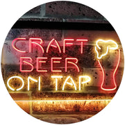 Craft Beer On Tap LED Light Sign - LED Gift Works