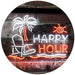 Beach Theme Happy Hour LED Light Sign - Way Up Gifts
