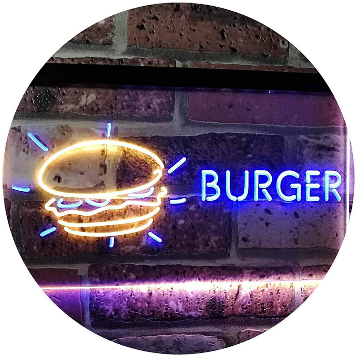 Hamburger Burger LED Light Sign - Way Up Gifts