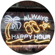 Always Happy Hour LED Light Sign - LED Gift Works