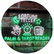Psychic Fortune Teller Palm Tarot Reader LED Light Sign - LED Gift Works