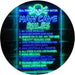 Man Cave Rule Game Room LED Light Sign - Way Up Gifts