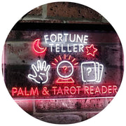 Psychic Fortune Teller Palm Tarot Reader LED Light Sign - LED Gift Works