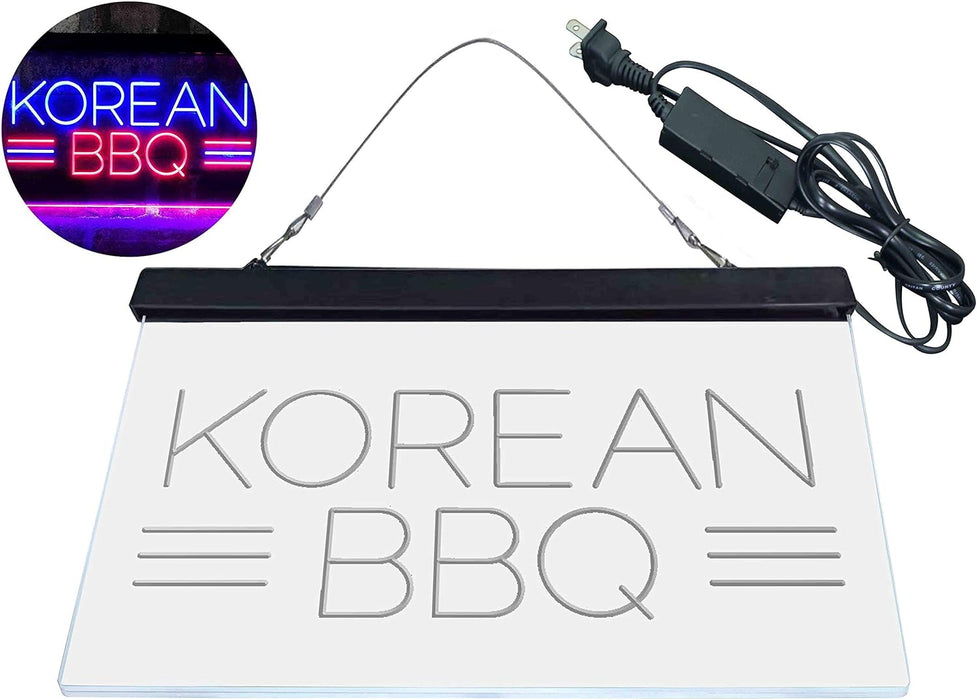 Korean BBQ Restaurant LED Light Sign - Way Up Gifts