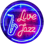 Music Live Jazz LED Light Sign - LED Gift Works