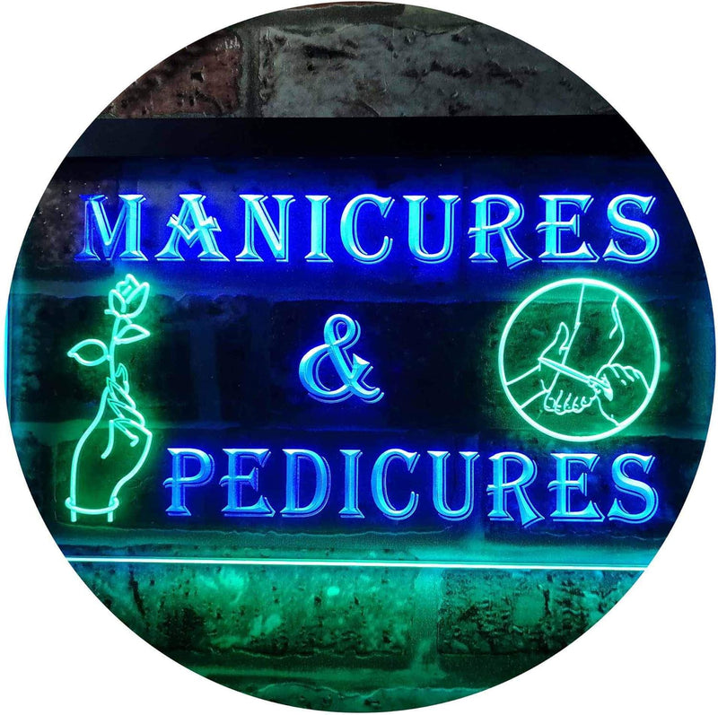 Manicures and Pedicures LED Light Sign - LED Gift Works