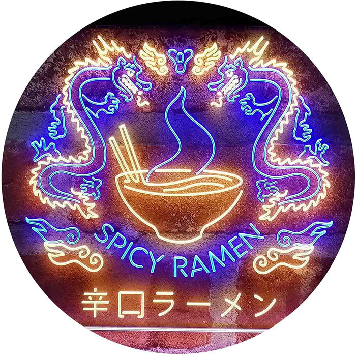 Dragon Spicy Ramen Japanese Food LED Light Sign - Way Up Gifts