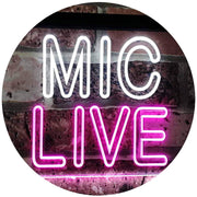 On Air Mic Live LED Light Sign - LED Gift Works