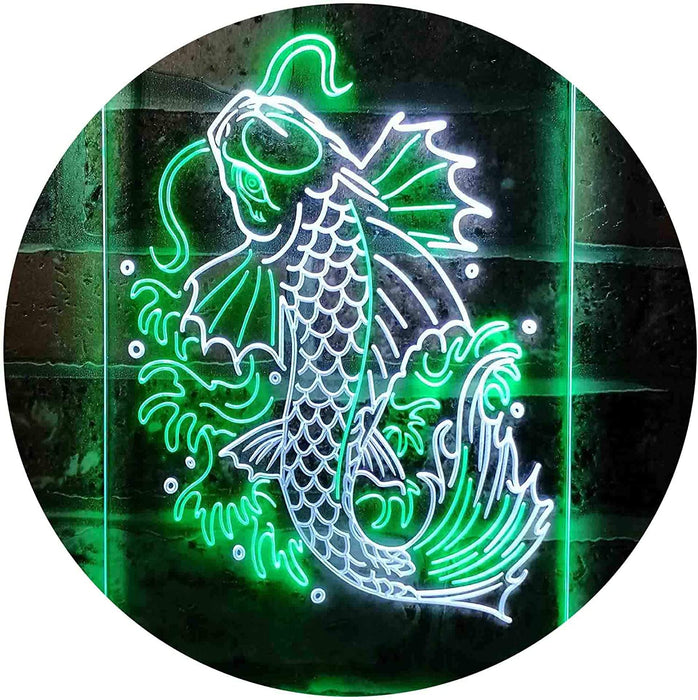 Koi Fish Display LED Light Sign - Way Up Gifts